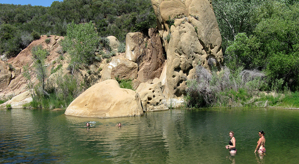 Hike to natural pools in Ojai